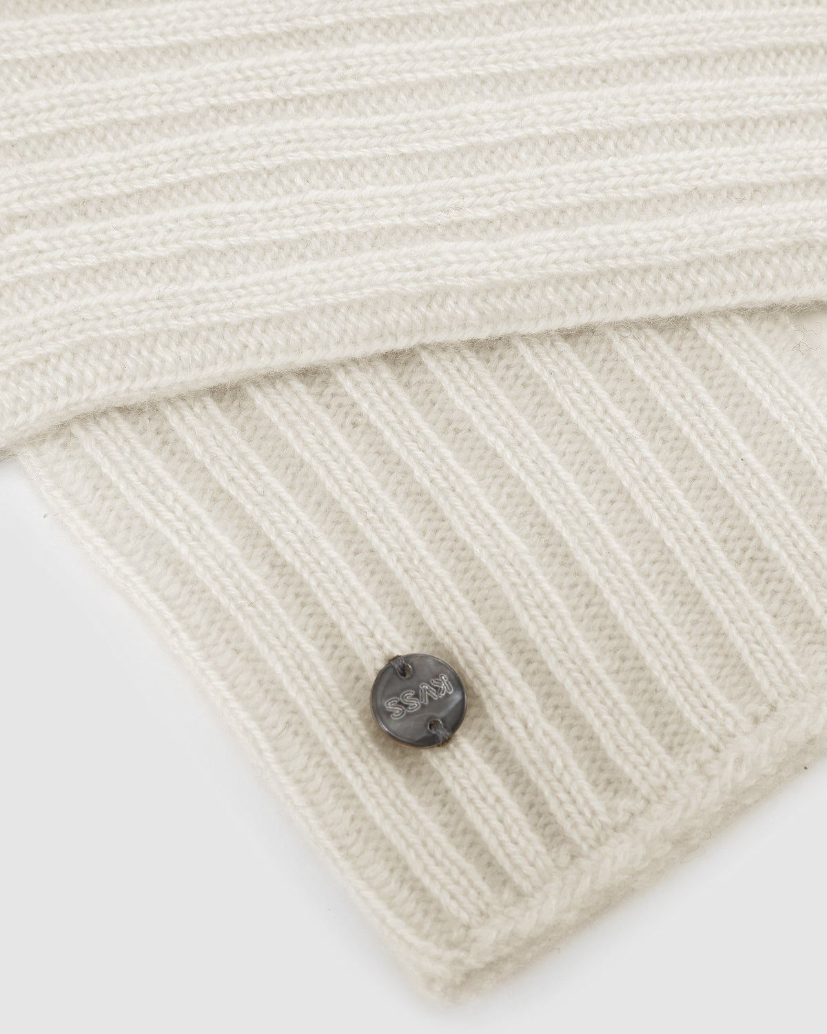 Women's 100% Pure Cashmere Ribbed Gloves