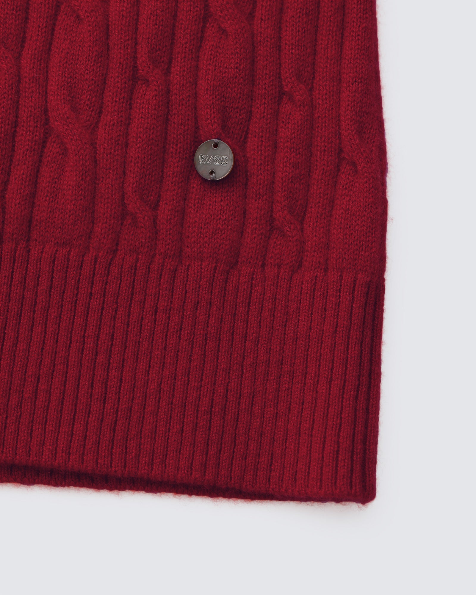 Women's 100% Pure Cashmere Cable Knit V-Neck Sweater