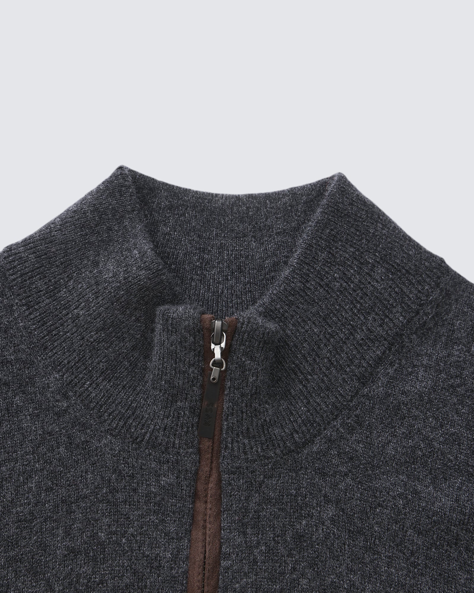Men's 100% Pure Cashmere Quarter Zip Pullover