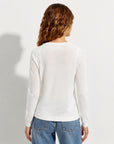 Lightweight Cashmere Silk Crew Cardigan