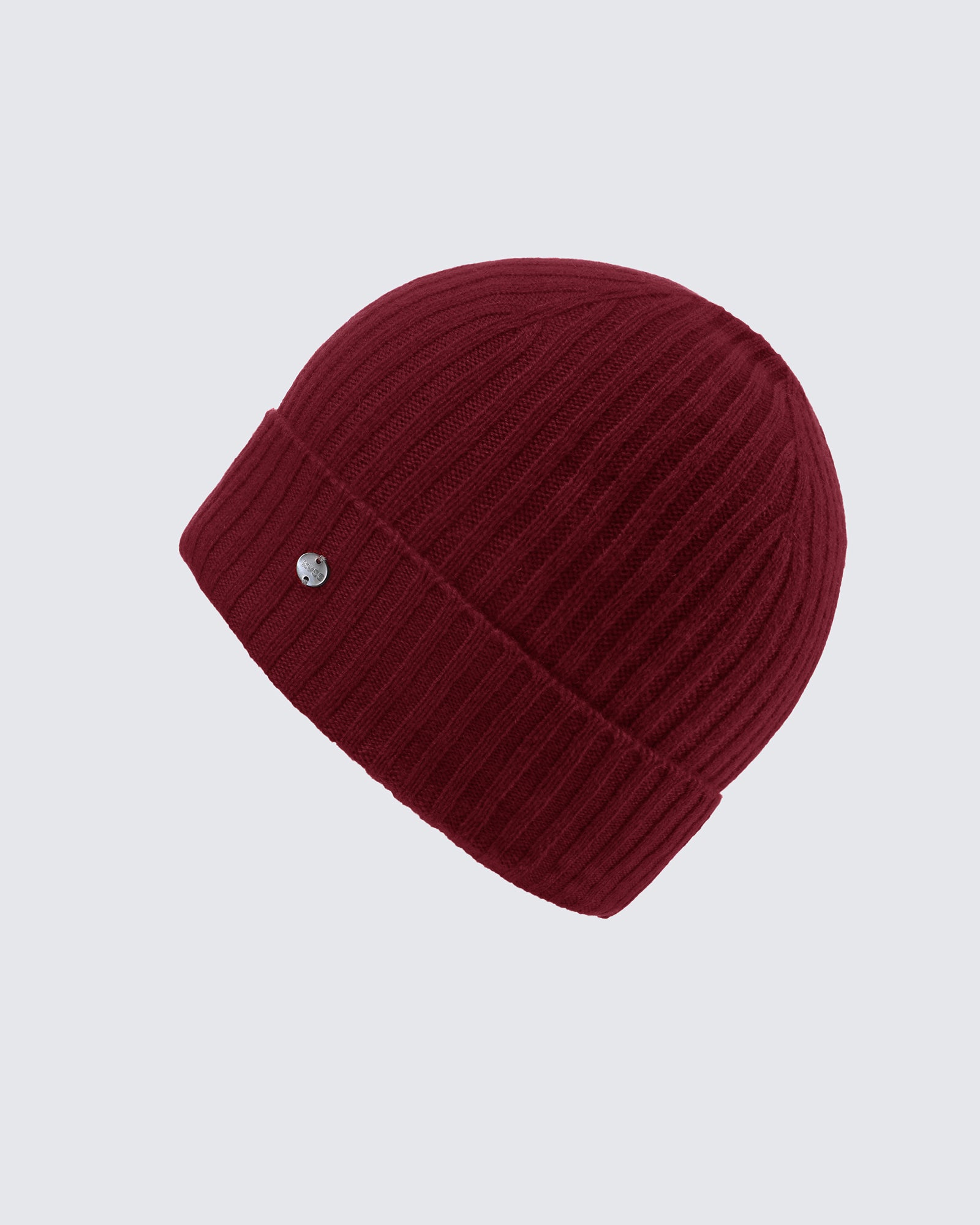 Women's 100% Pure Cashmere Ribbed Cuff Beanie