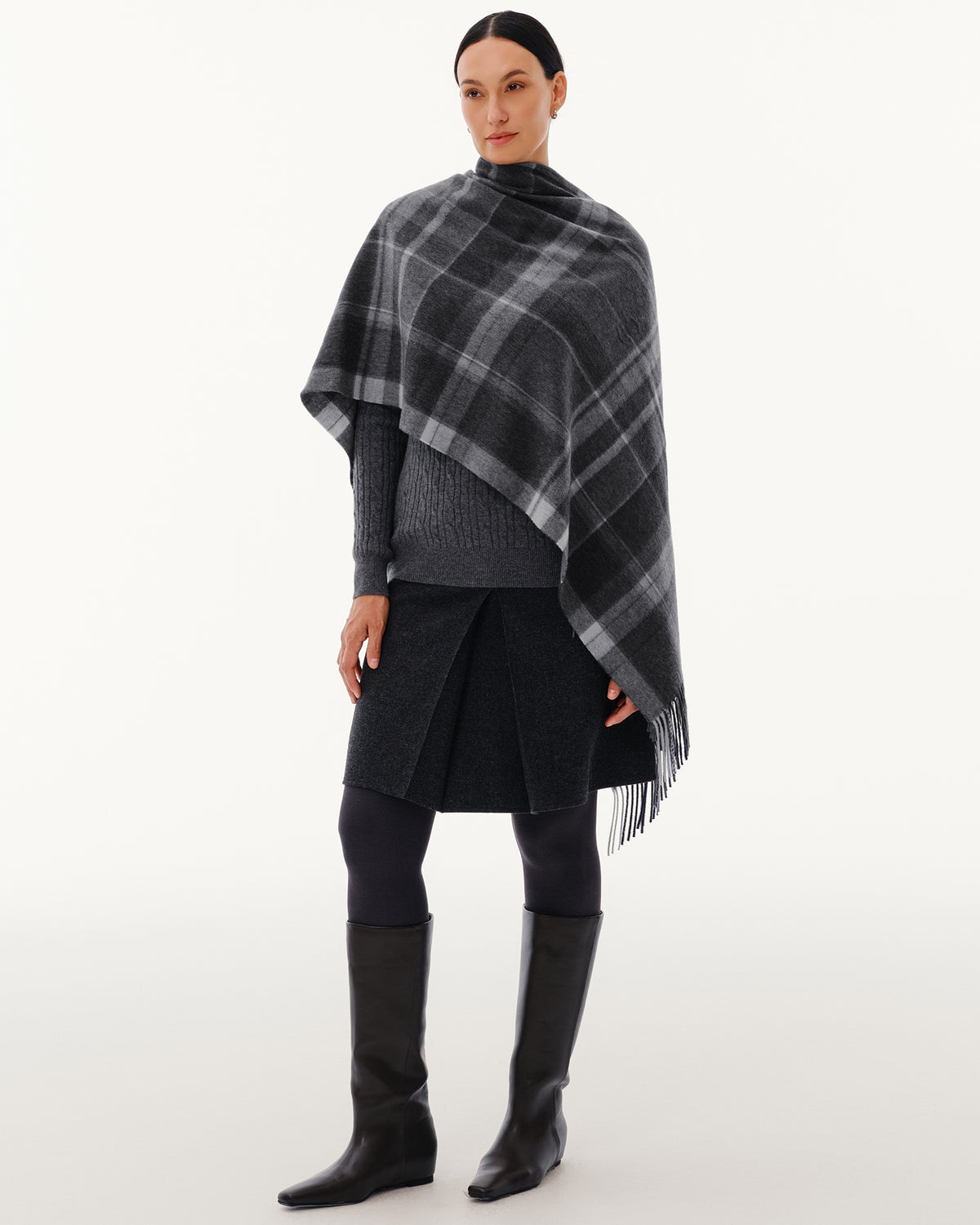 100% Pure Cashmere Brushed Shawl