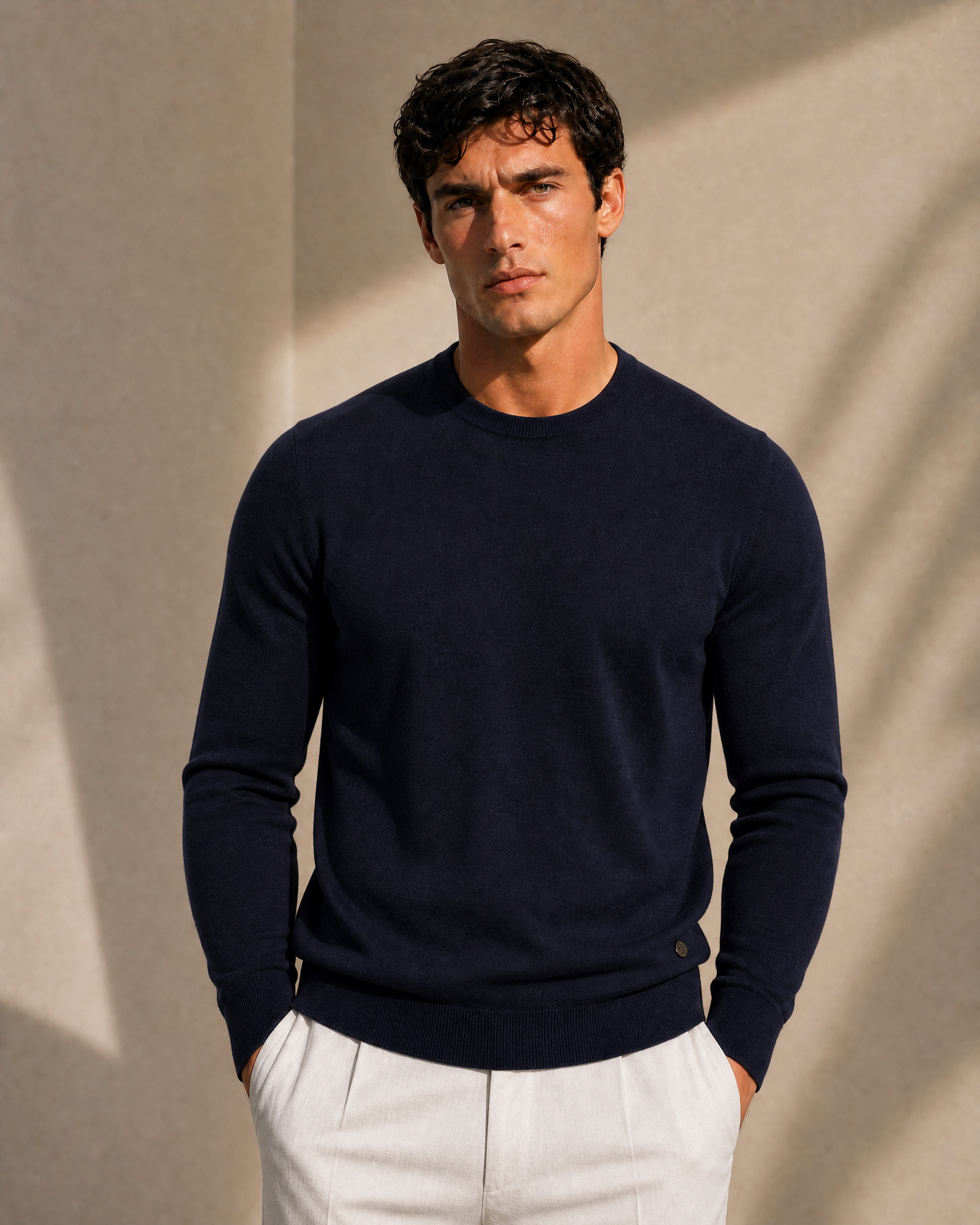 100% Cashmere Lightweight Crewneck Sweater