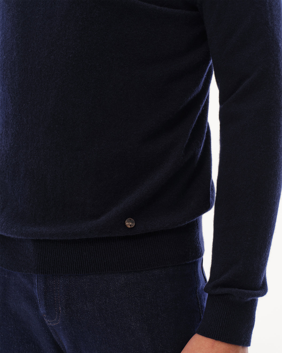 Men's 100% Pure Cashmere Fair Isle Crew Neck Sweater