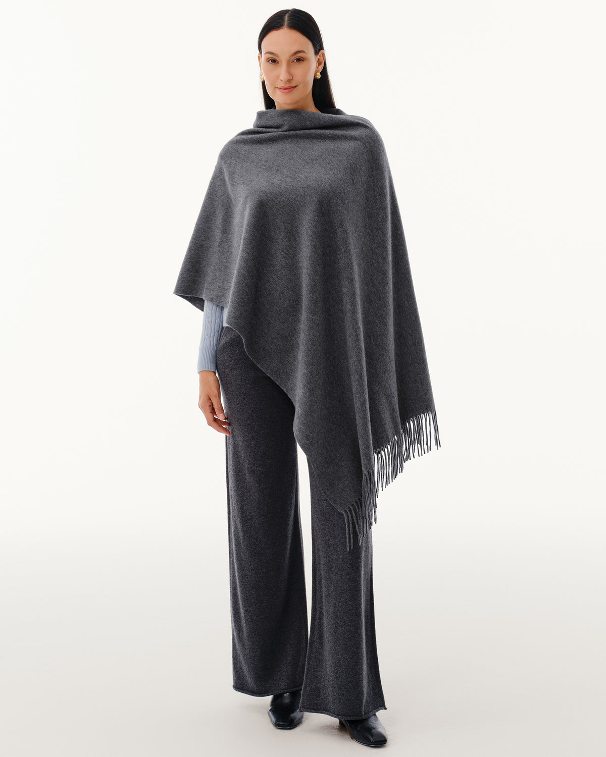 100% Pure Cashmere Brushed Shawl