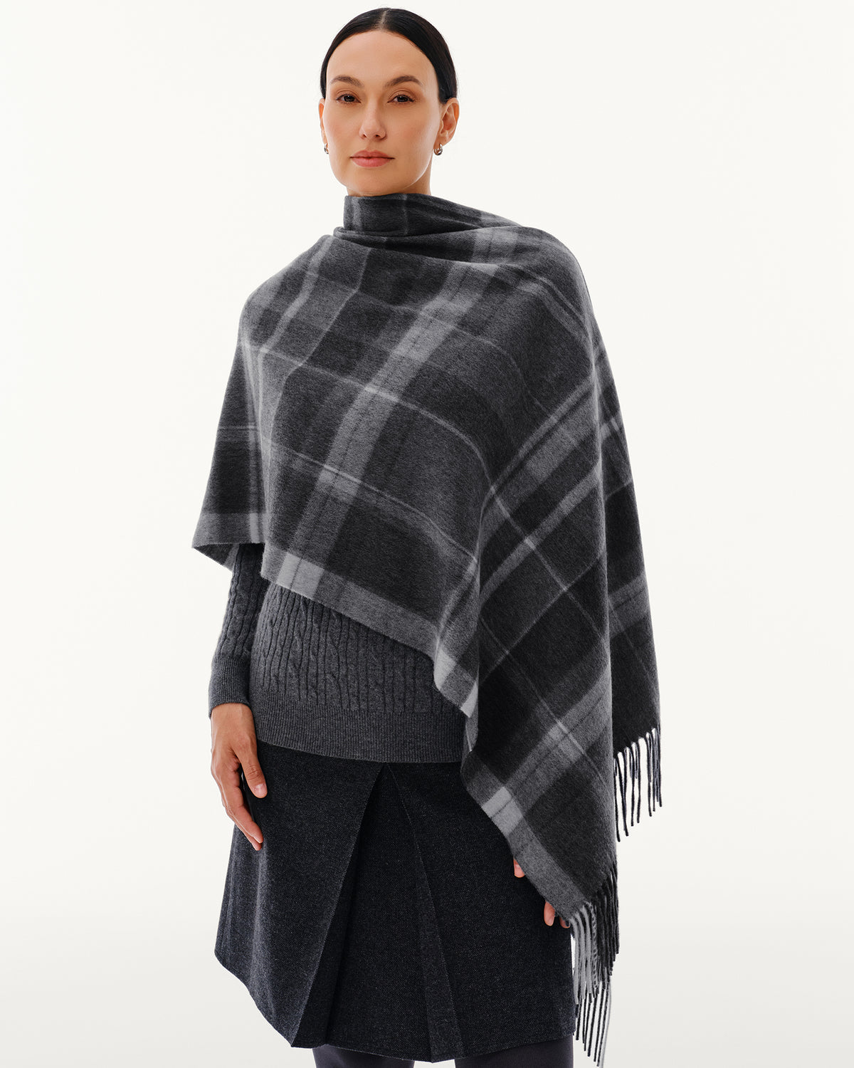 100% Pure Cashmere Brushed Shawl