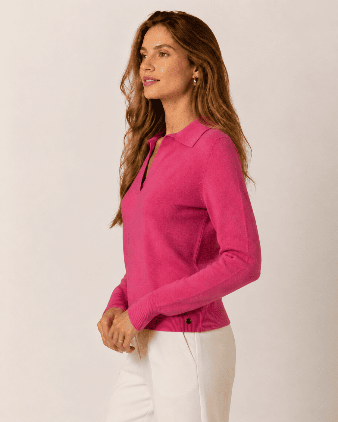 Ultra Soft Cashmere Polo Neck Sweater