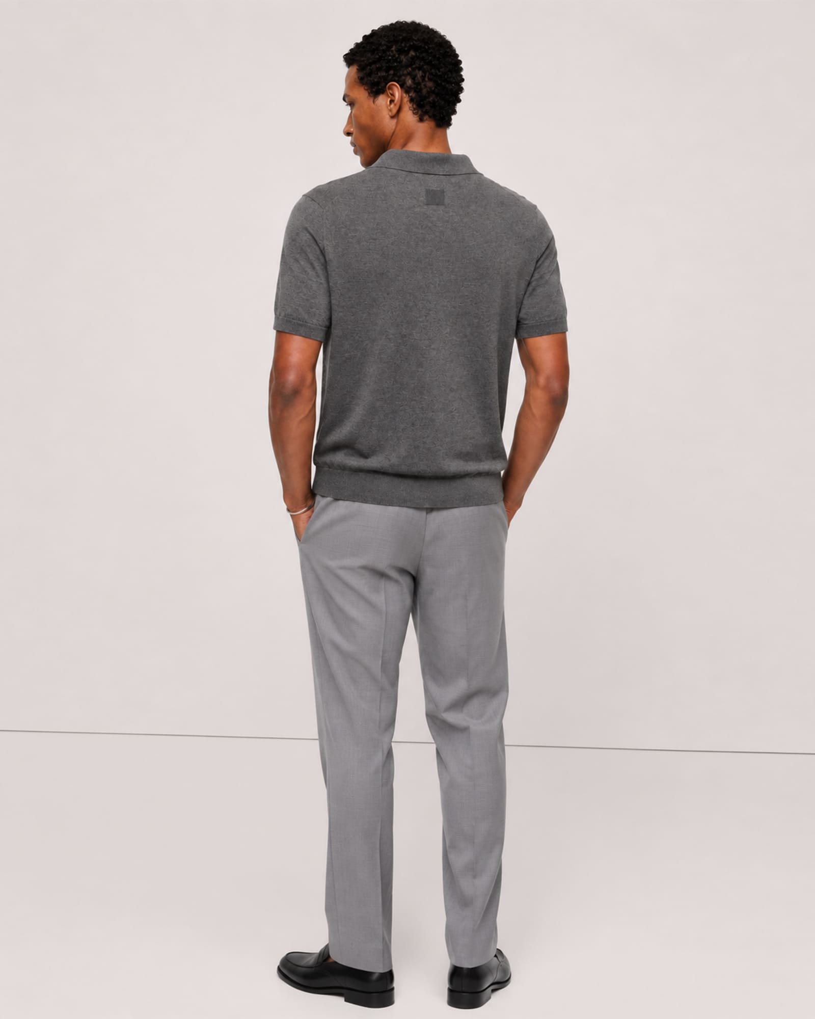 Breathable Pima Cotton Cashmere Polo Shirt
