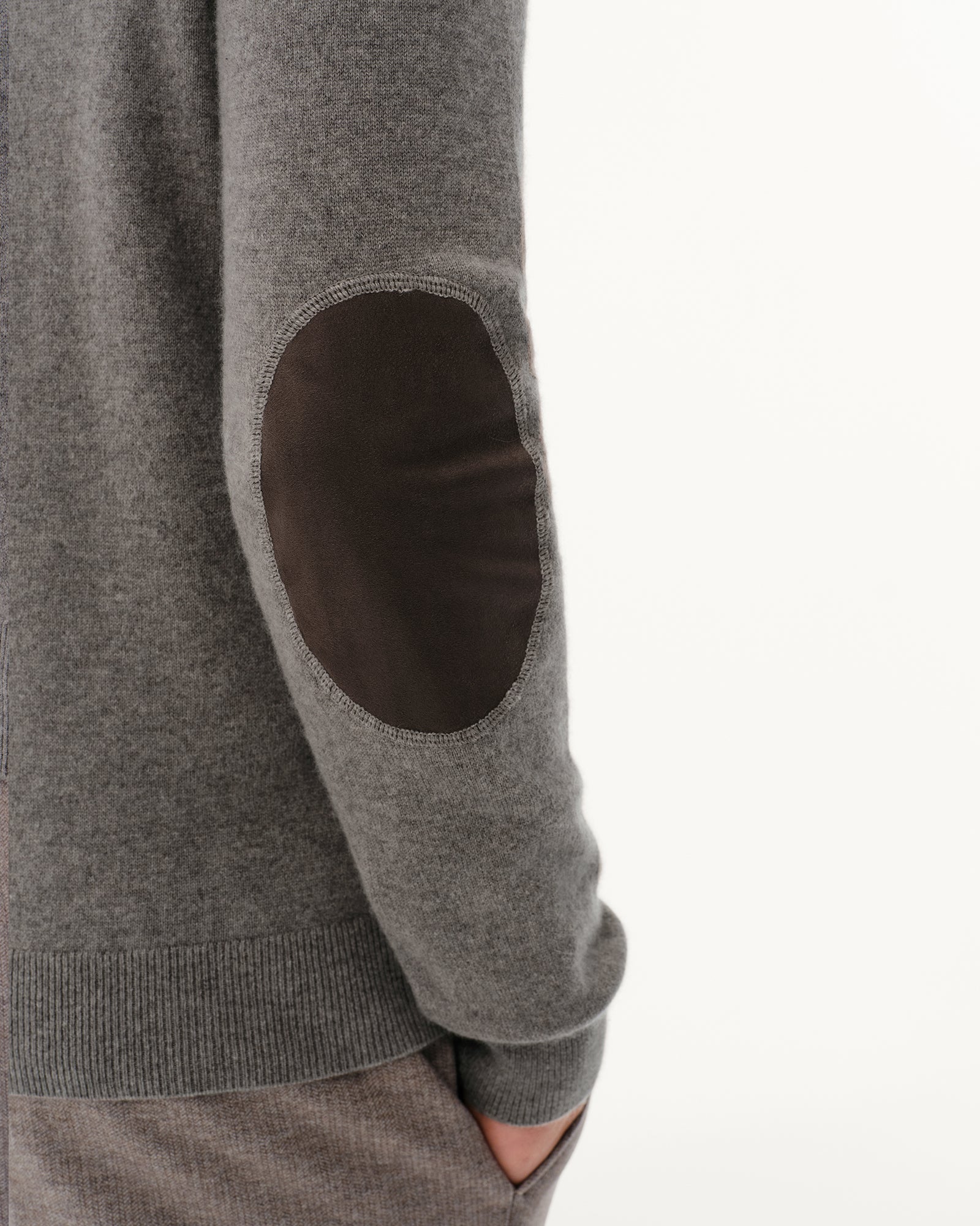 Men's 100% Pure Cashmere Quarter Zip Pullover