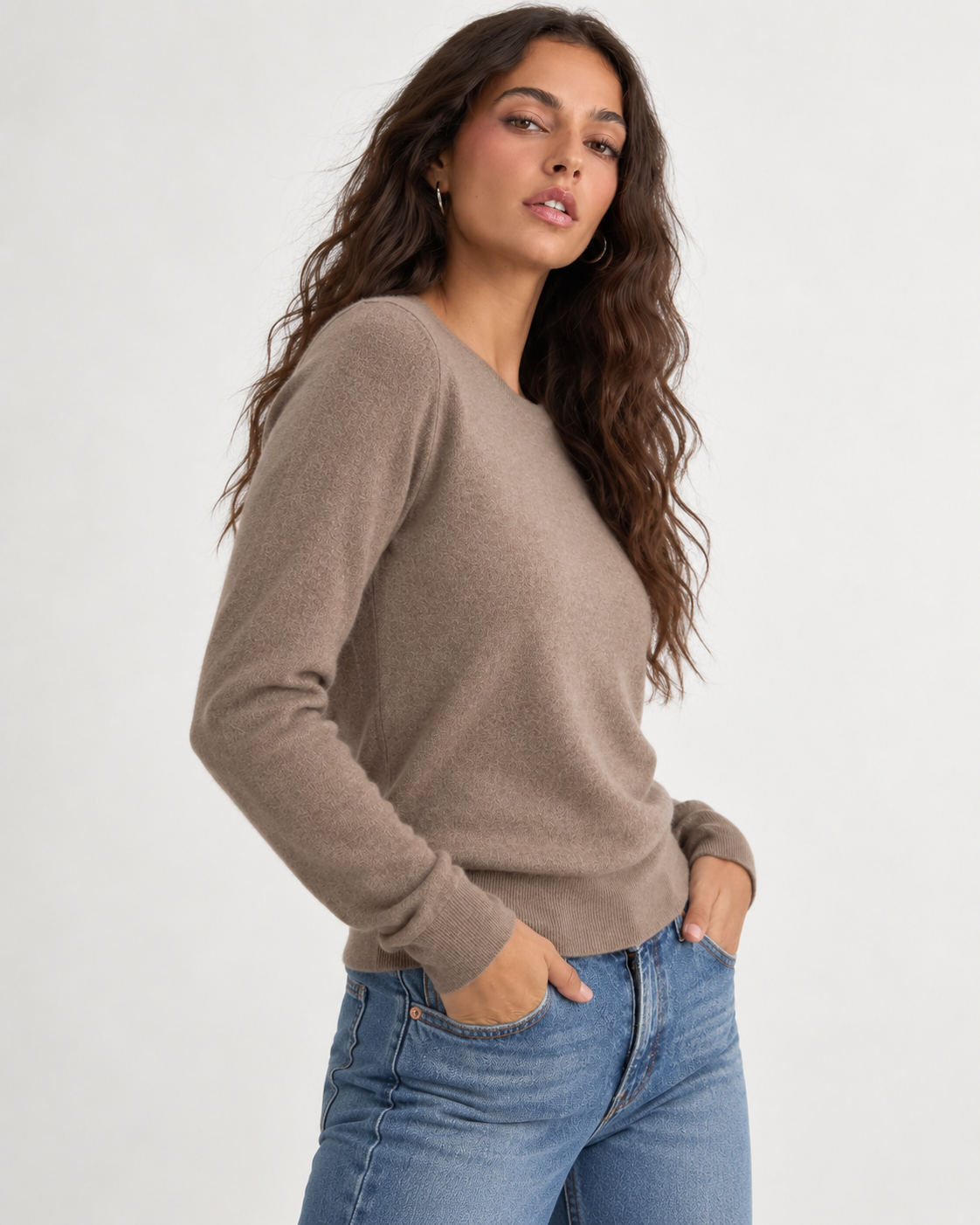 Ultra Soft 100% Cashmere Crewneck Sweater