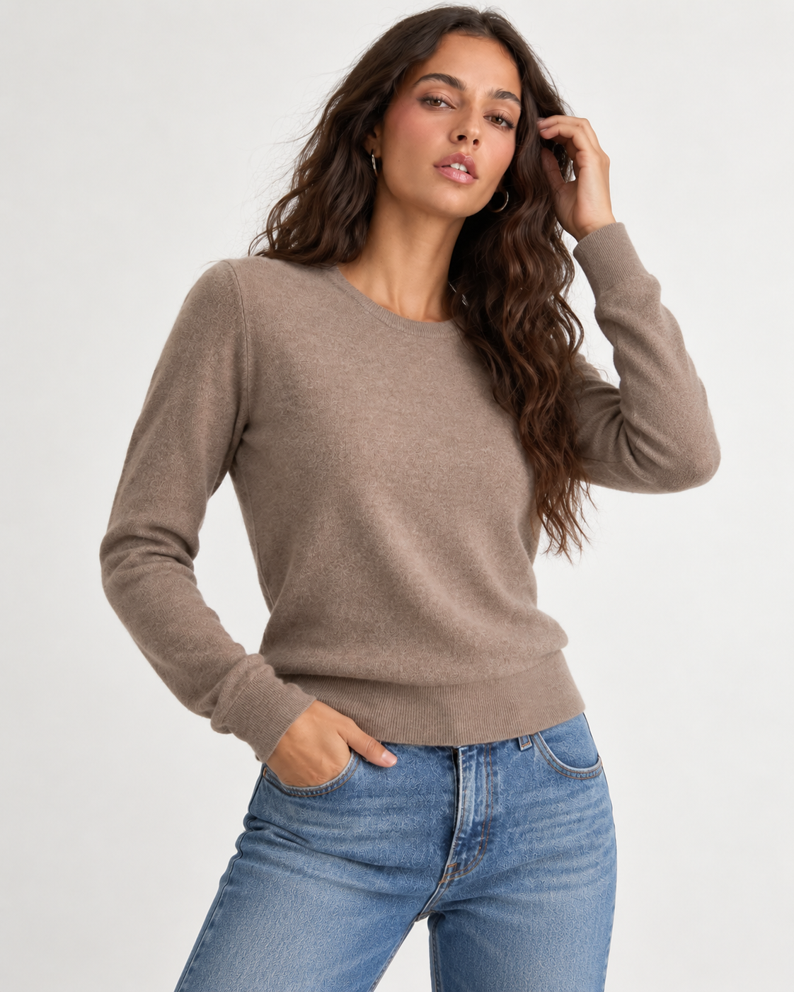 Ultra Soft 100% Cashmere Crewneck Sweater