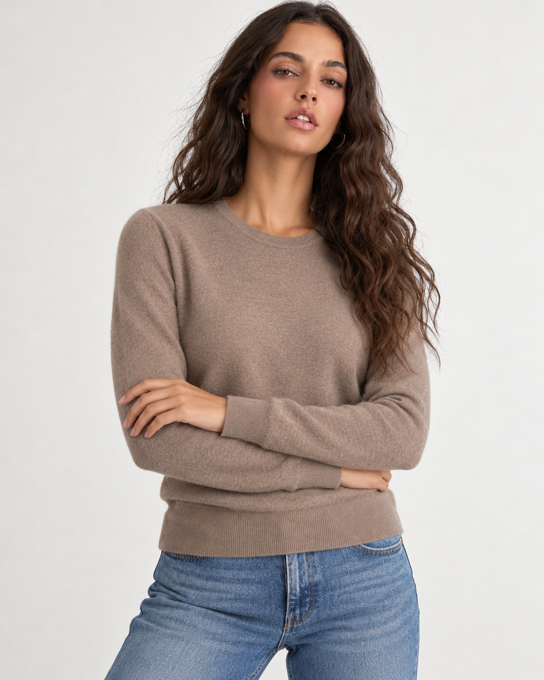 Ultra Soft 100% Cashmere Crewneck Sweater