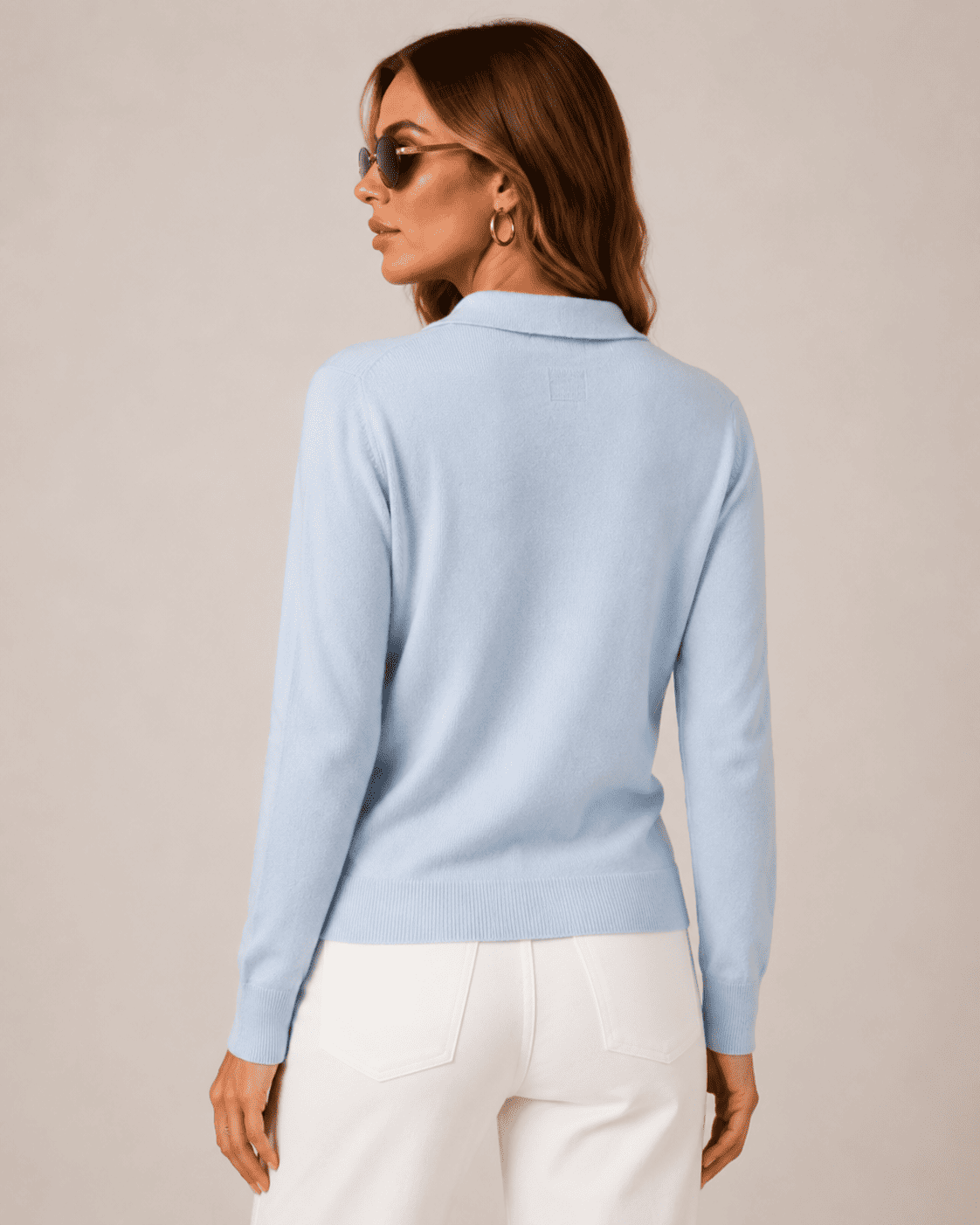 Ultra Soft Cashmere Polo Neck Sweater