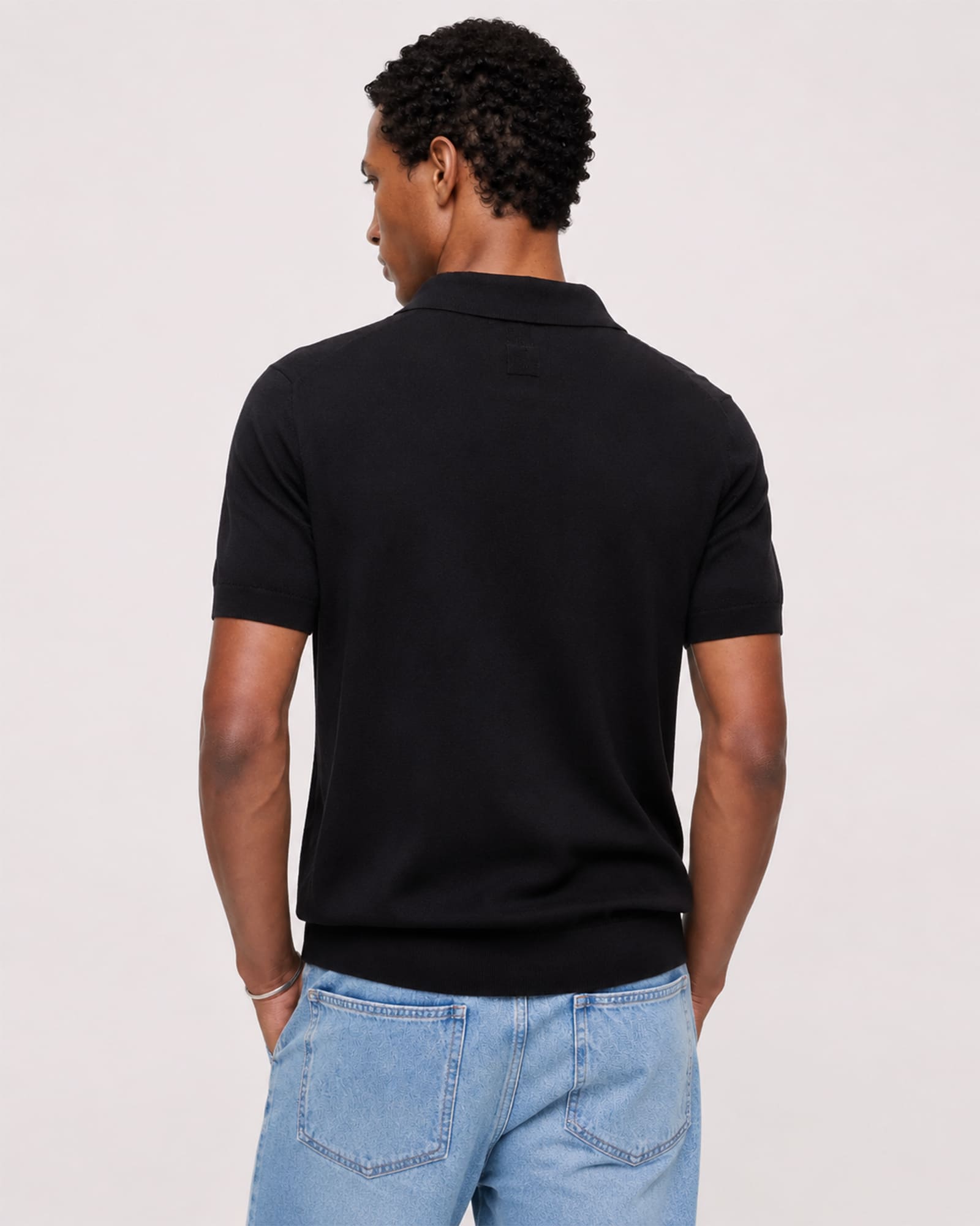 Breathable Pima Cotton Cashmere Polo Shirt
