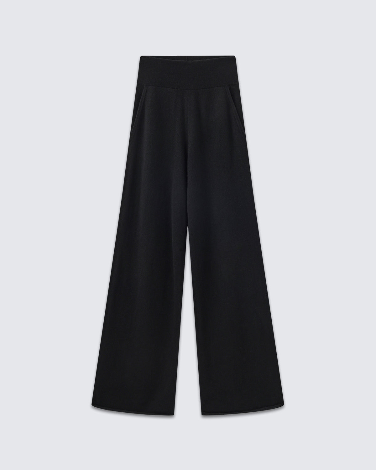 Women's 100% Pure Cashmere Wide-Leg Pants
