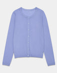 Lightweight Cashmere Silk Crew Cardigan