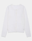 Lightweight Cashmere Silk Crew Cardigan