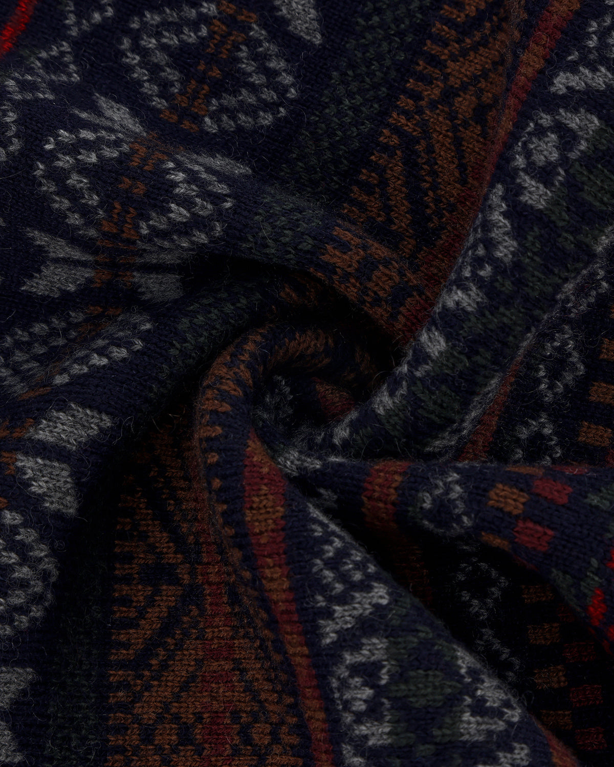 Men's Wool-Cashmere Fair Isle Hat, Scarf &amp; Gloves Set