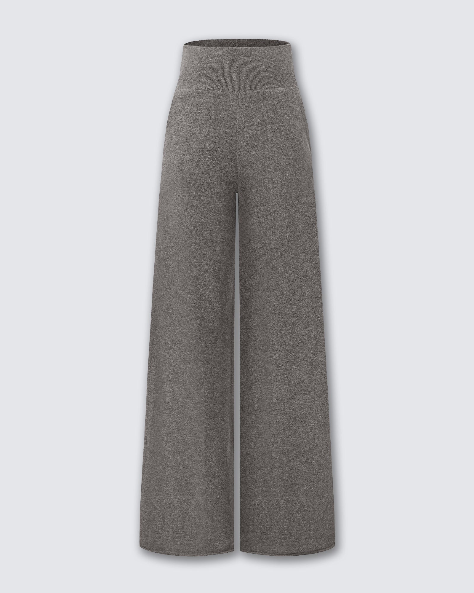 Women's 100% Pure Cashmere Wide-Leg Pants