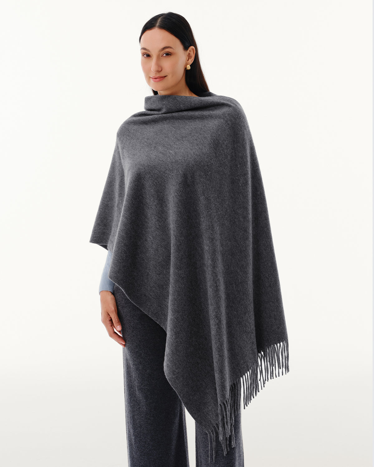 100% Pure Cashmere Brushed Shawl