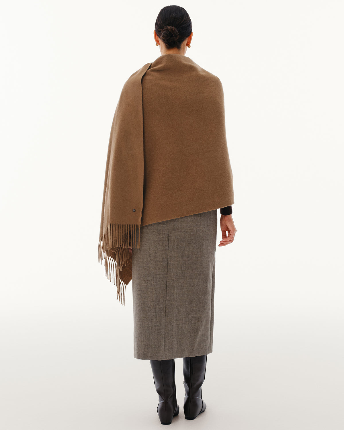 100% Pure Cashmere Brushed Shawl