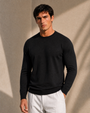 Luxe 100% Cashmere Crew Neck Sweater