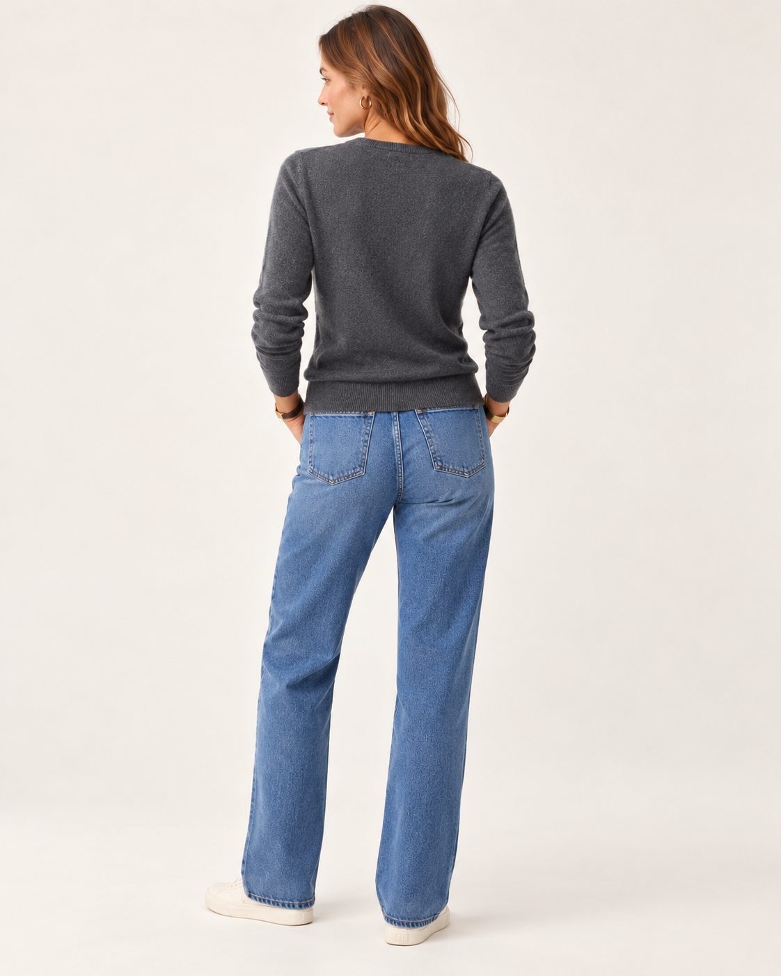 Classic 100% Cashmere Crewneck Sweater
