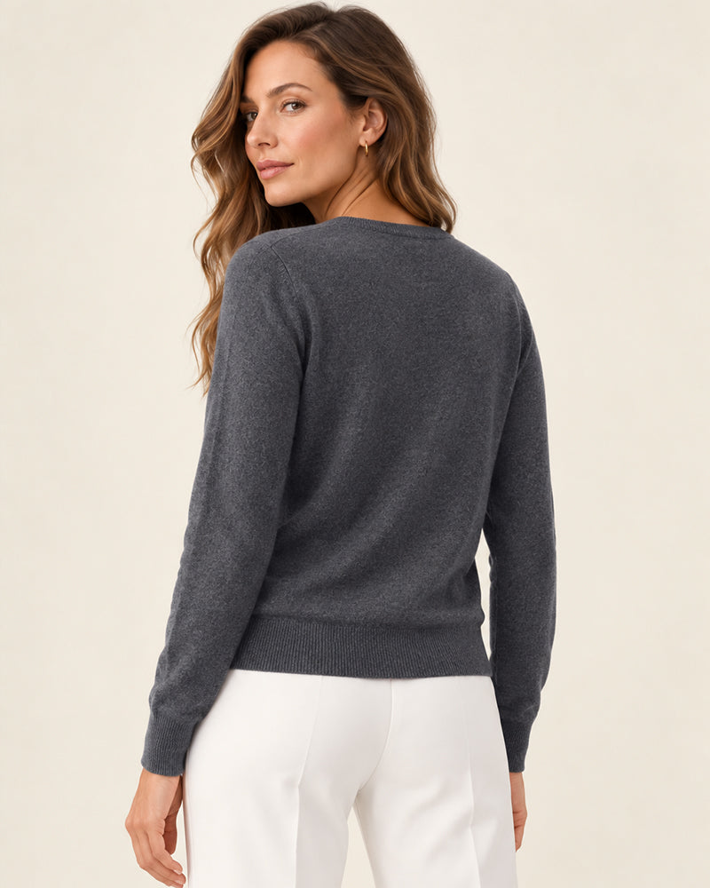 Ultra Soft 100% Cashmere Crewneck Sweater