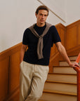 Luxury 100% Cashmere Short Sleeve T-Shirt