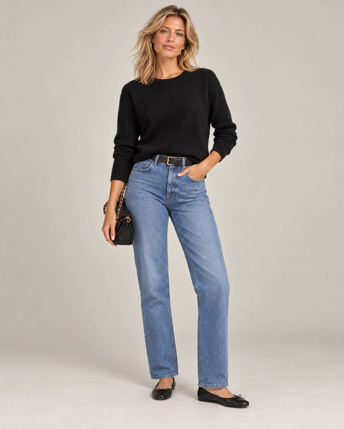 Classic 100% Cashmere Crewneck Sweater