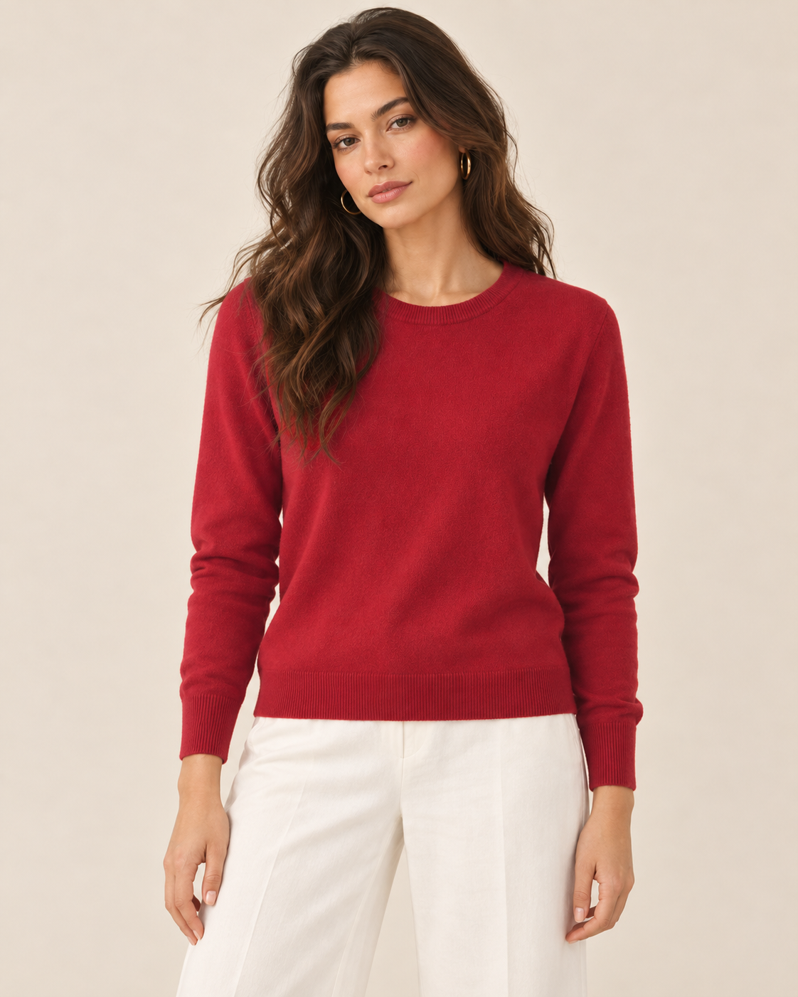 Ultra Soft 100% Cashmere Crewneck Sweater