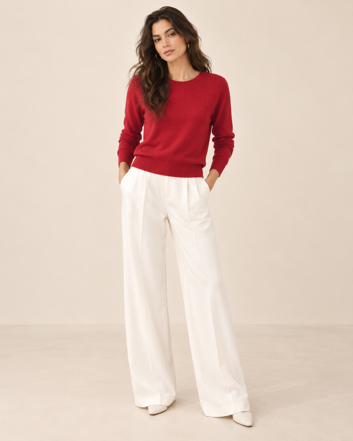 Ultra Soft 100% Cashmere Crewneck Sweater