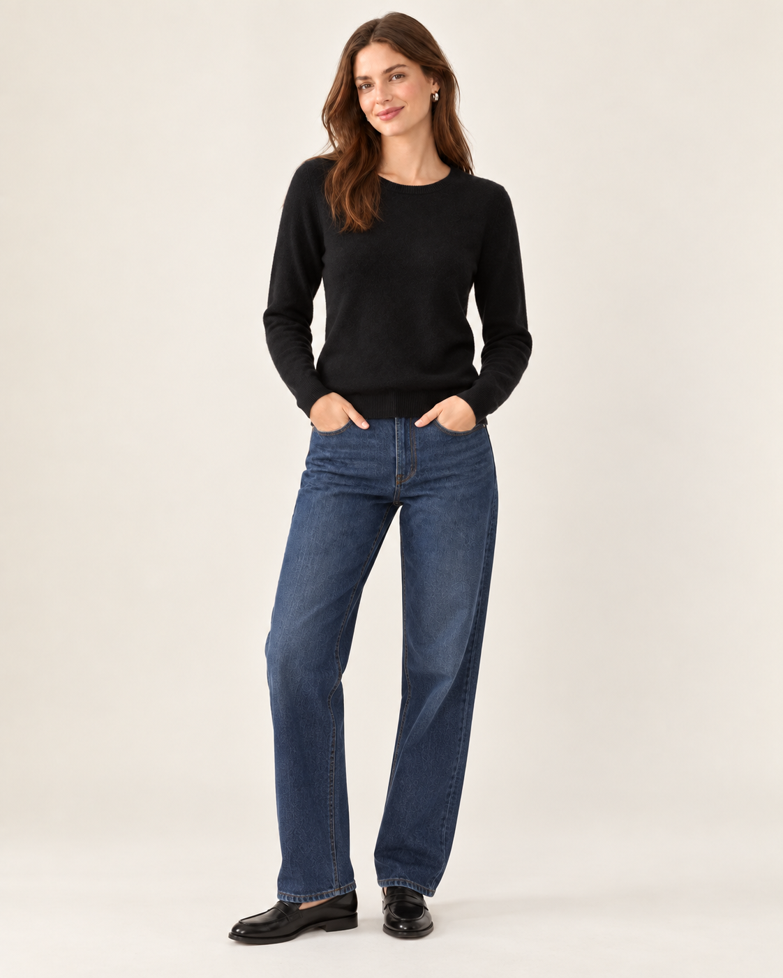 Ultra Soft 100% Cashmere Crewneck Sweater