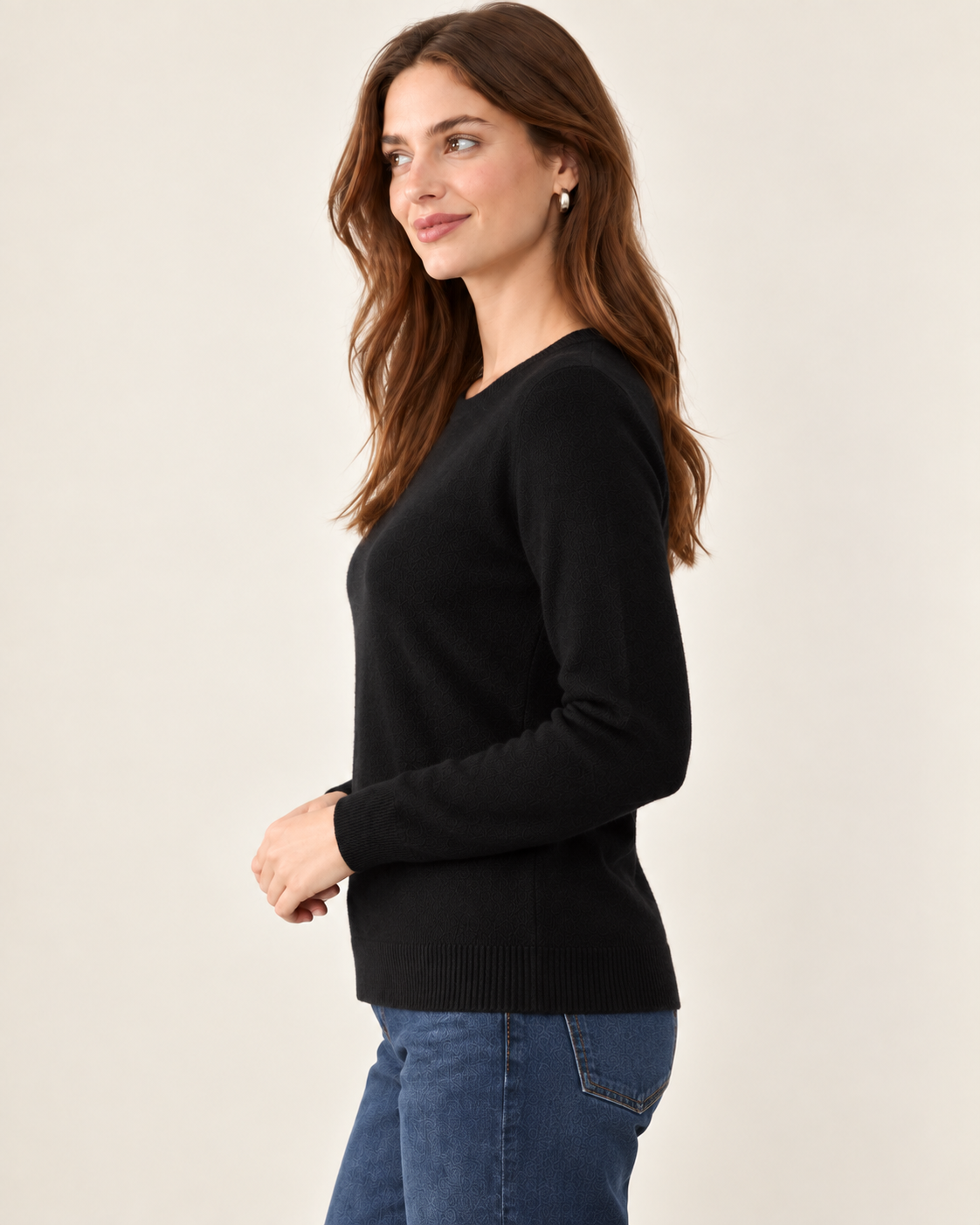 Ultra Soft 100% Cashmere Crewneck Sweater