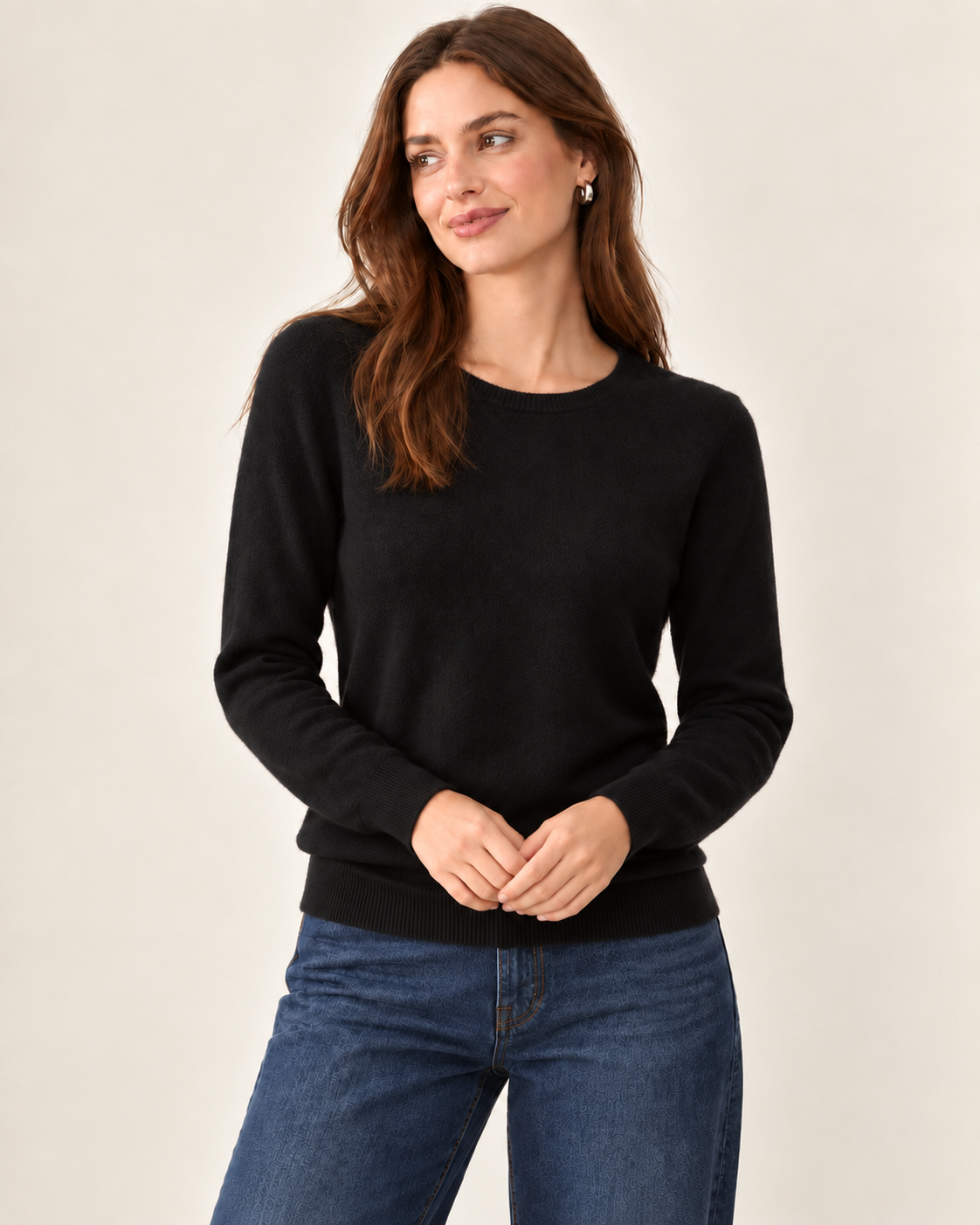 Ultra Soft 100% Cashmere Crewneck Sweater