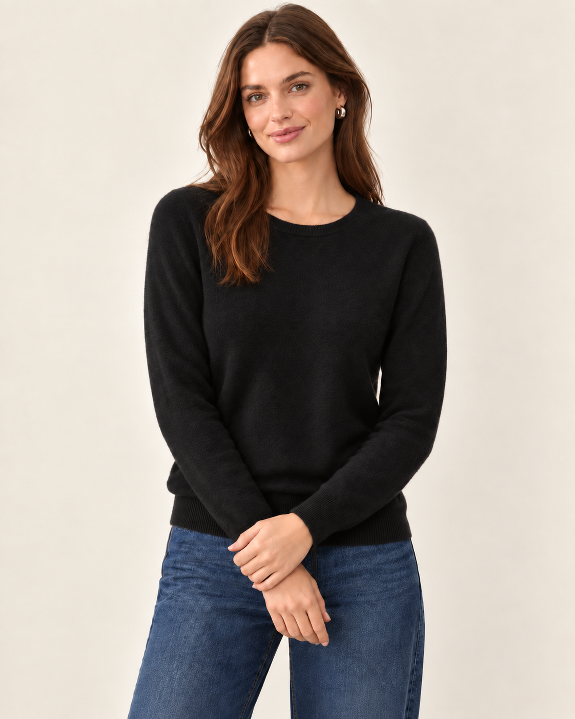 Ultra Soft 100% Cashmere Crewneck Sweater