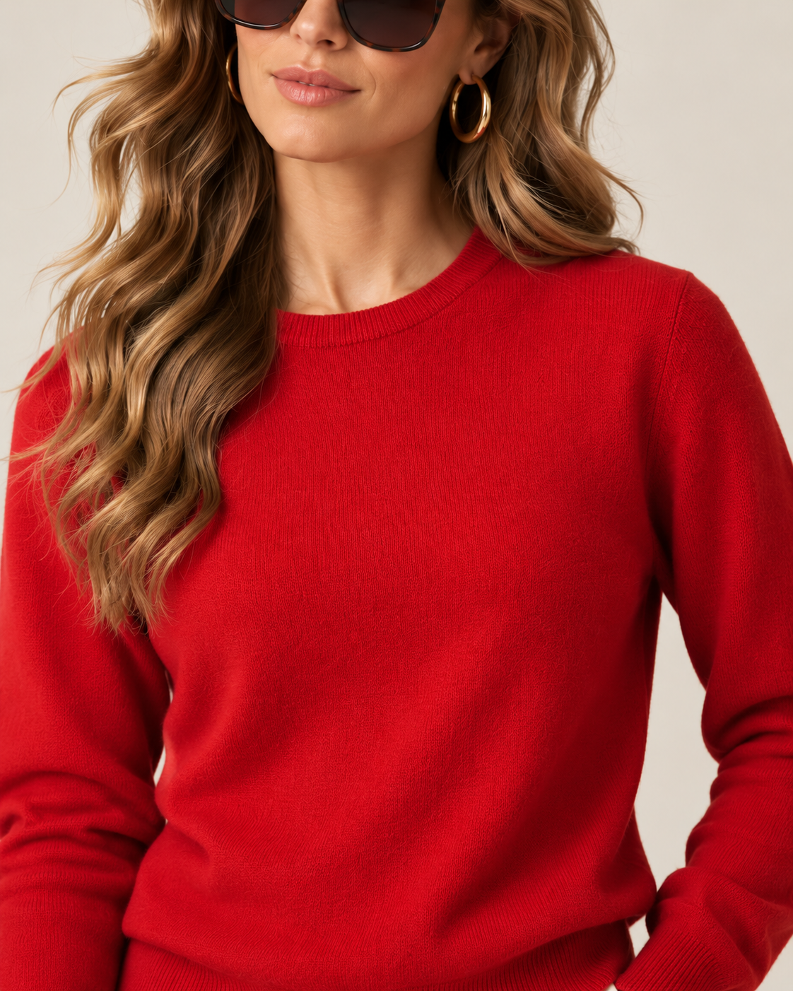 Classic 100% Cashmere Crewneck Sweater