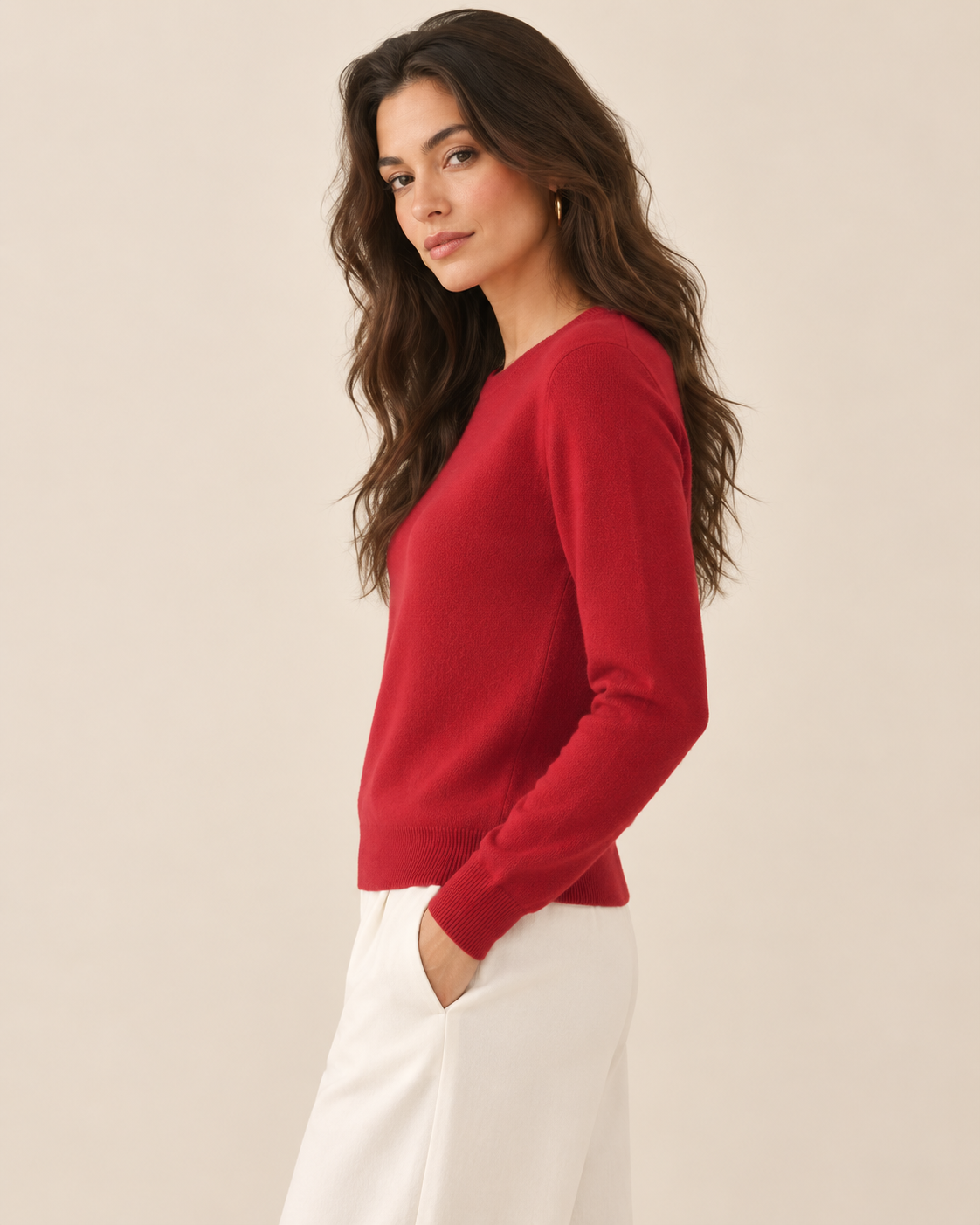 Ultra Soft 100% Cashmere Crewneck Sweater