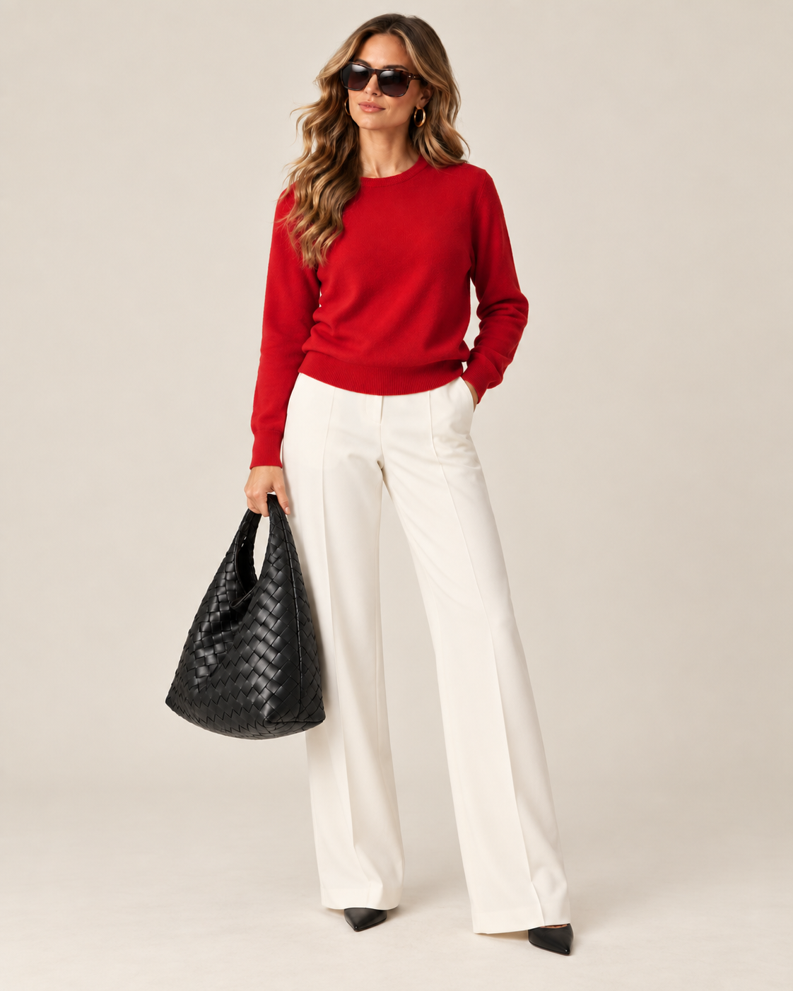 Classic 100% Cashmere Crewneck Sweater