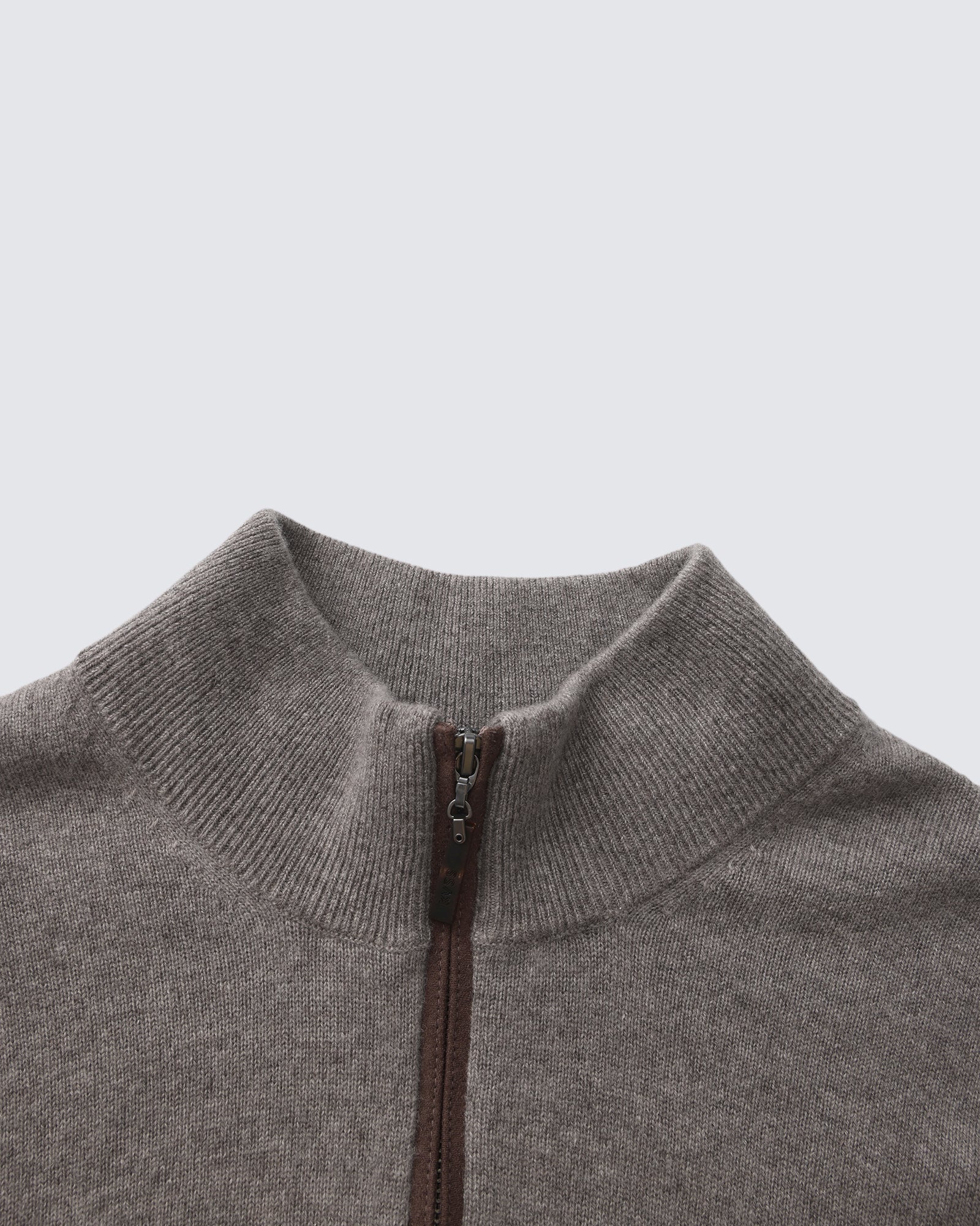 Men's 100% Pure Cashmere Quarter Zip Pullover