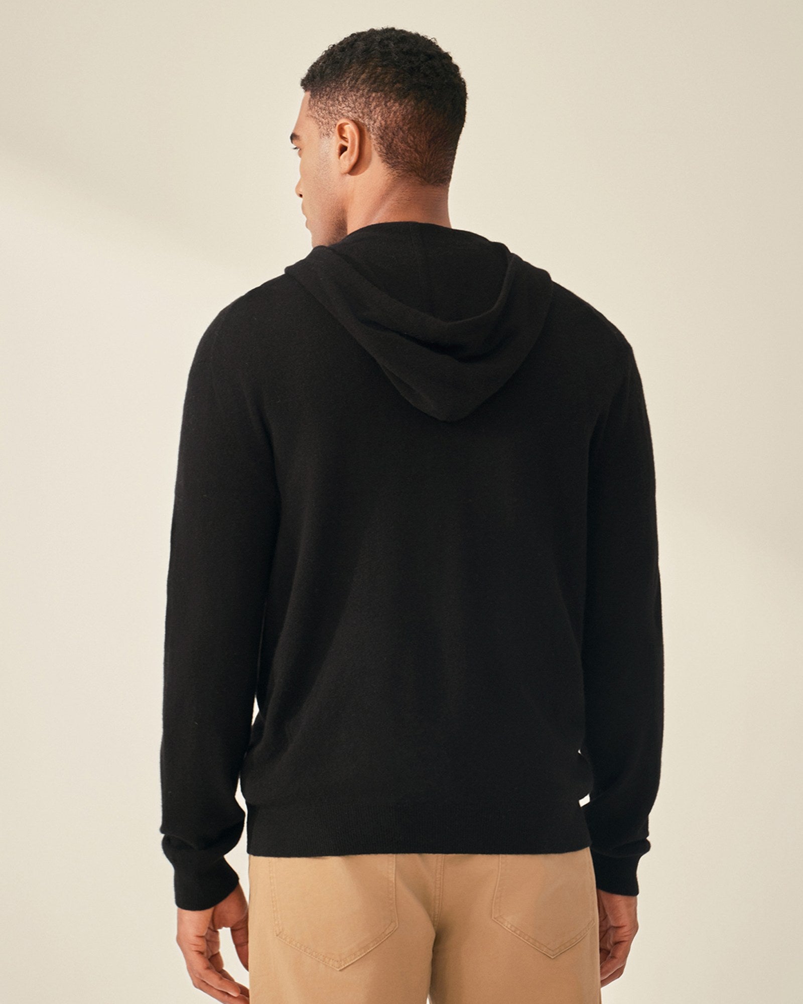 Men's 100% Pure Cashmere Zip Up Hoodie