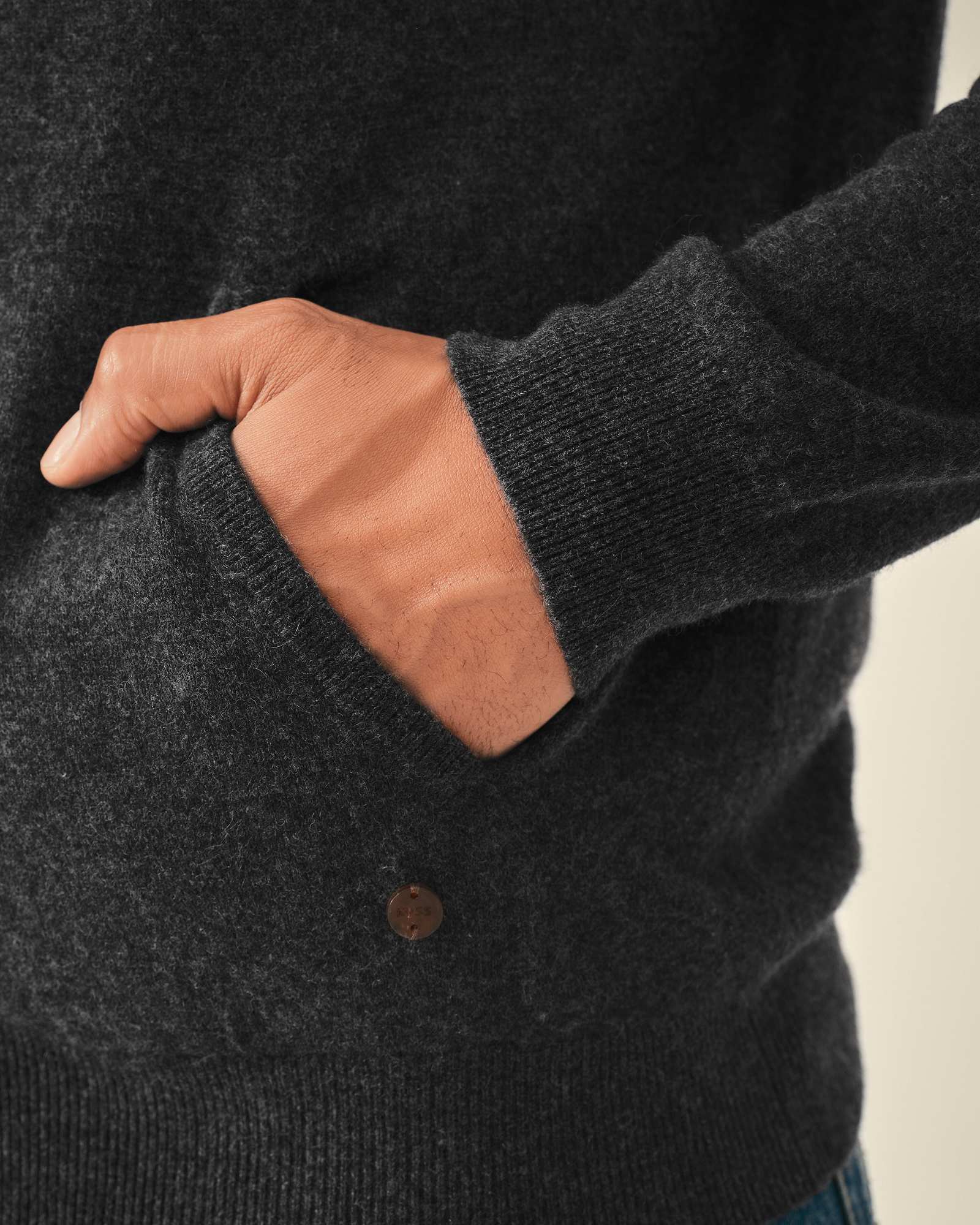 Men's 100% Pure Cashmere Zip Up Hoodie