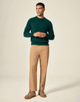 Men's 100% Pure Cashmere Crew Neck Pullover Sweater