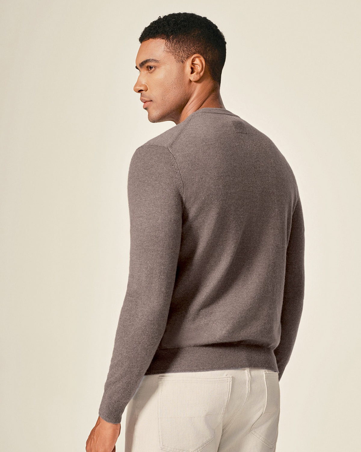 100% Luxe Cashmere Crew Neck Pullover Sweater