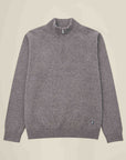 Men's Pure Cashmere Quarter Zip Sweater
