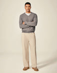 Classic Men's Cashmere V-Neck Pullover