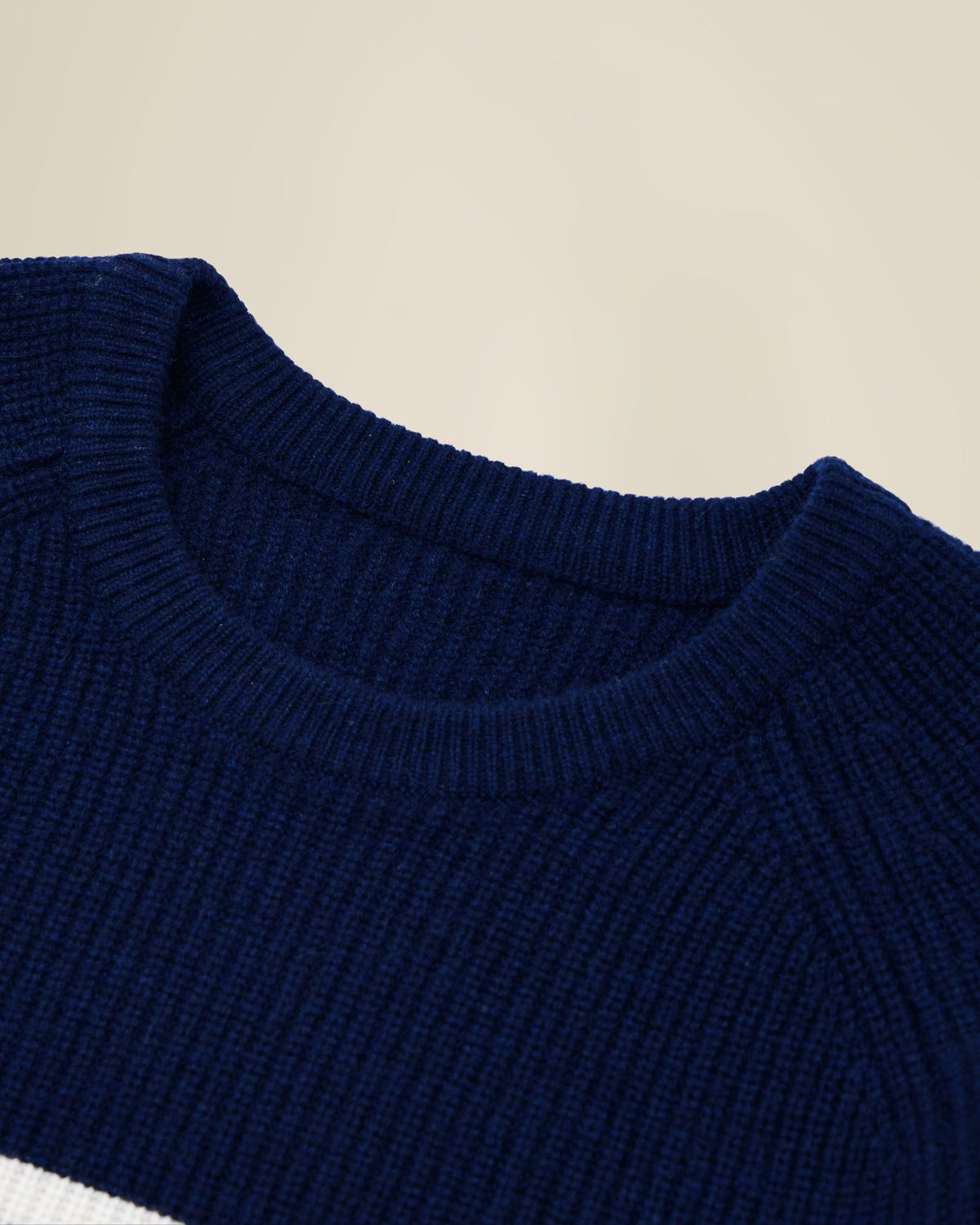 Classic 100% Cashmere Striped Crewneck Sweater