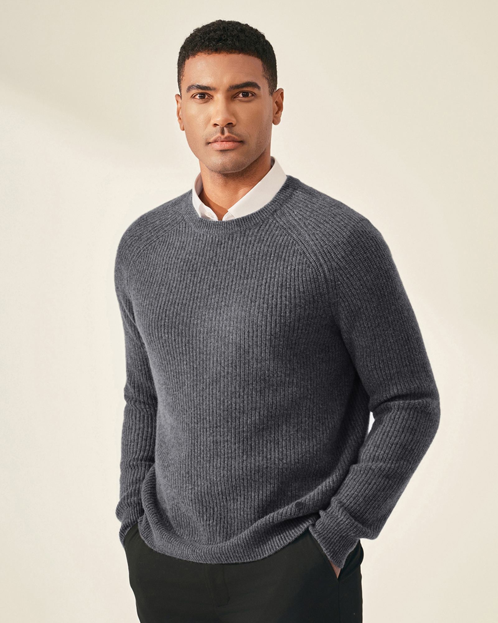 Classic Men's 100% Cashmere Pullover