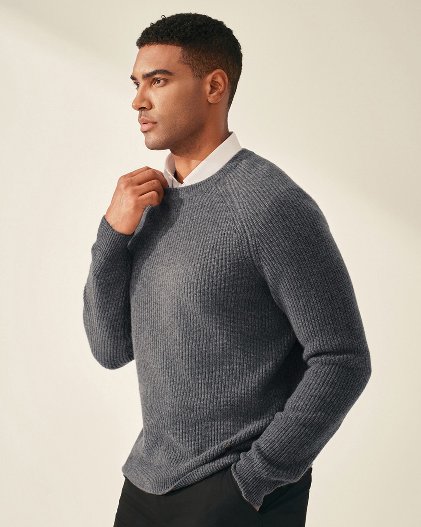 Classic Men's 100% Cashmere Pullover