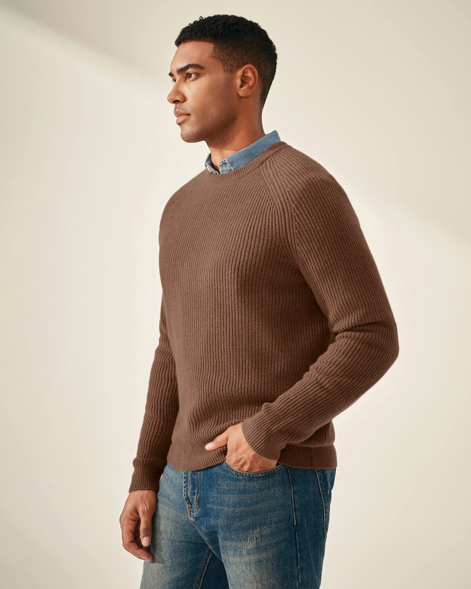Classic Men's 100% Cashmere Pullover